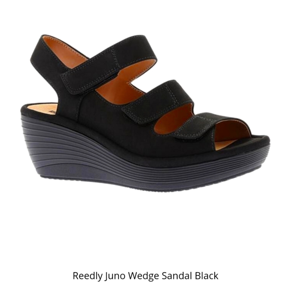Clarks Reely Juno sandals size 9.5 w
